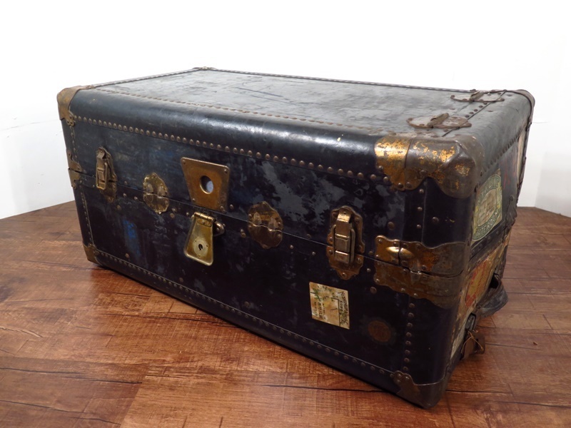 公式サイト 値下げしました アンティーク トランクテーブル ブラック 鍵なし その他