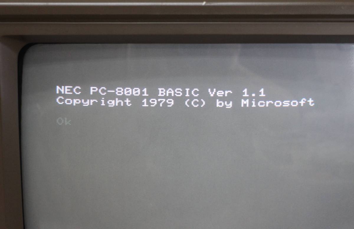起動確認済 NEC PC-8001 拡張ユニット PC-8011 カラーモニタセット