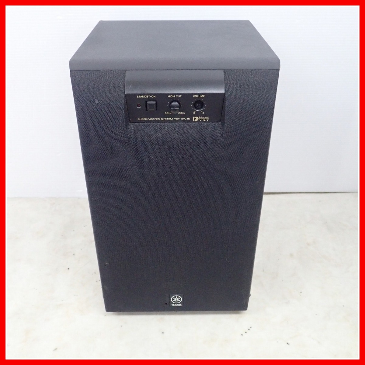 2個セット】Yamaha YST-SW45 スーパーウーファー ケーブル付属 【公式