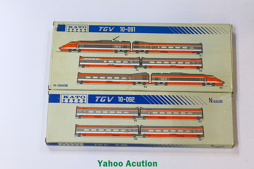 KATO 10-091 TGV 6両セット KATO 10-091・10-092 TGV10両セット(ジャンク