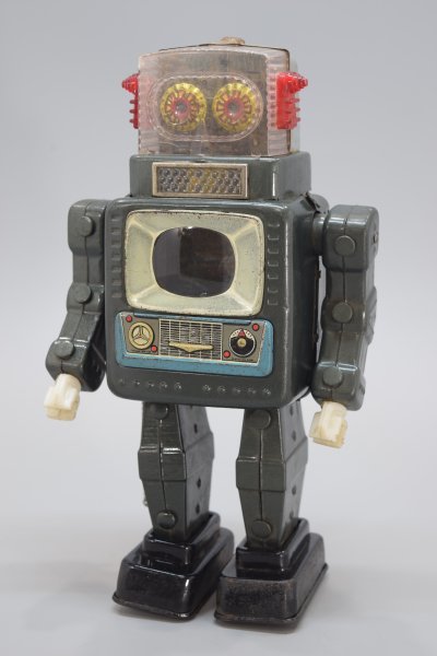当時物　アルプス　テレビジョン　スペースマンロボット　ブリキ　日本製　昭和レトロ Yahoo!オークション -「テレビジョン」(ロボット) (ブリキ)の