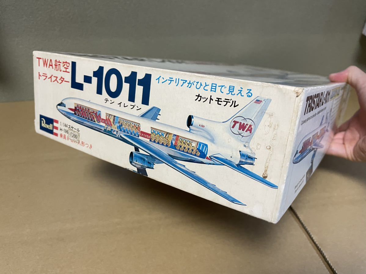 プラモデル】Revel TWA航空 トライスター L-1011 カットモデル 1/144