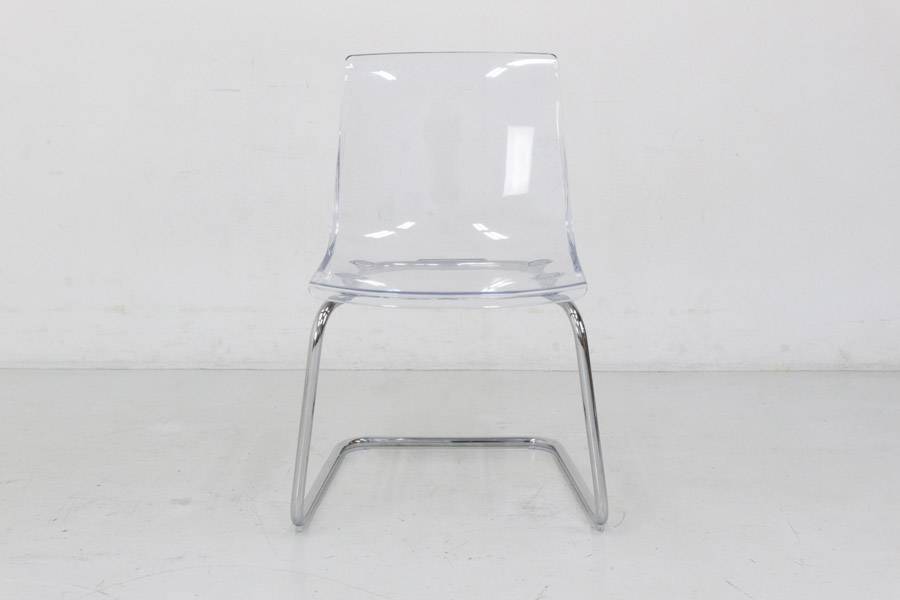 aimin様用(2/11まで)イケア クリアチェア (TOBIAS トービアス) TOBIAS トービアス チェア, 透明, クロムメッキ - IKEA