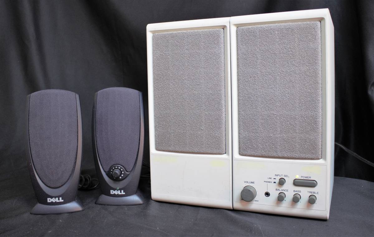 富士通 FM TOWNS アンプスピーカーシステム FMT-SP101W DELL A215