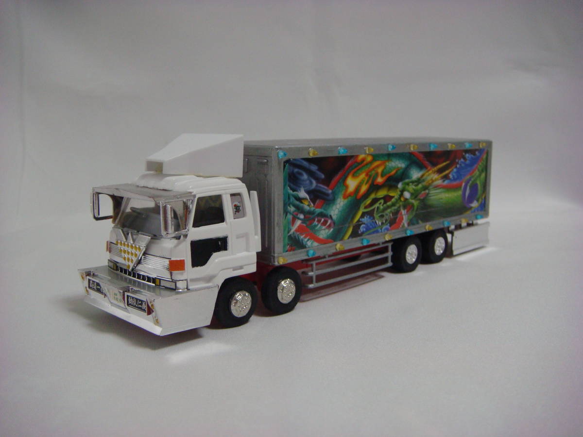 アオシマ 1/64 ☆ ミニ デコトラ 大型 竜王丸 （ジャンク）の落札
