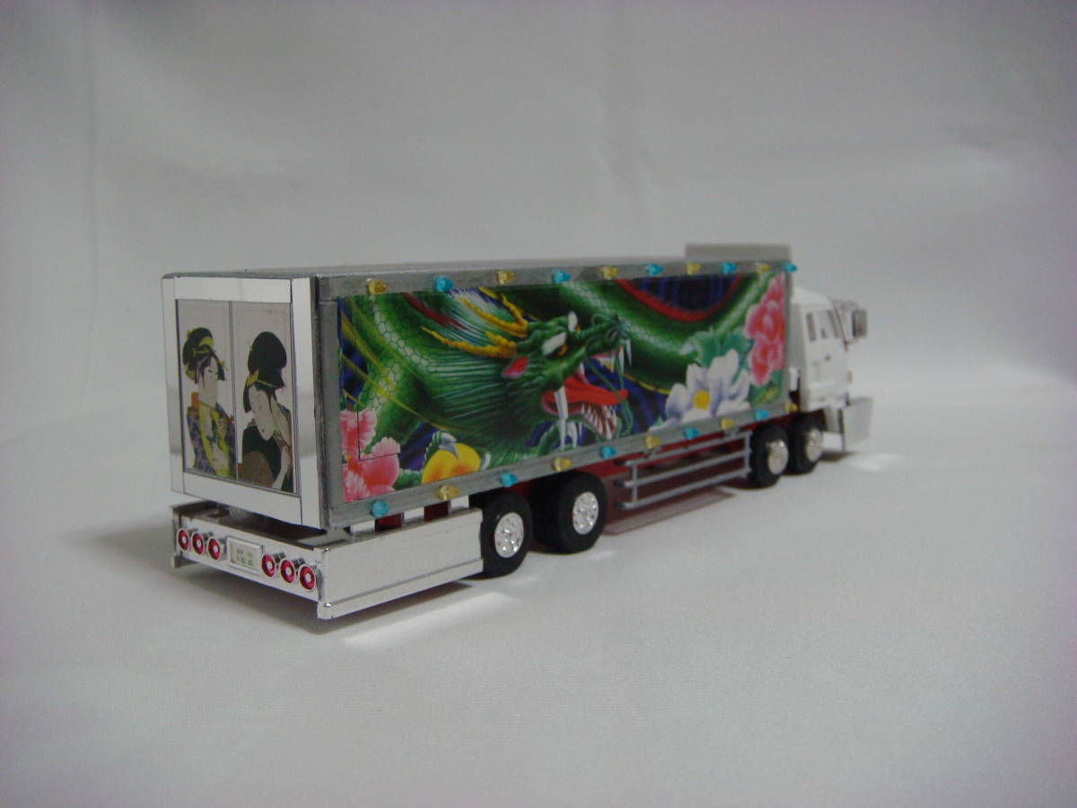 アオシマ 1/64 ☆ ミニ デコトラ 大型 竜王丸 （ジャンク）の落札