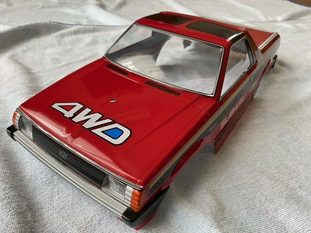 タミヤ 1/10 スバルブラット スペアボディ セット (プラスチック・ポリカ) タミヤ 1/10 RC スバル ブラット ポリカーボネートタイプ ボディ