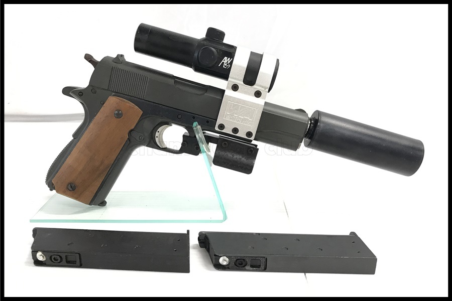 WA 純正 コルト ガバメント M1911A1プチカスタム ABS樹脂 ガスブロ