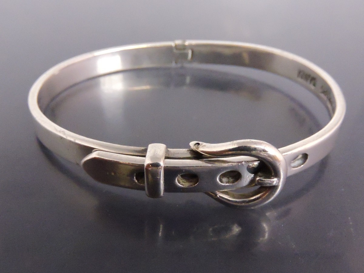 シルバー925 バングル（手首周り約17cm） 喜平ブレスレット長さの
