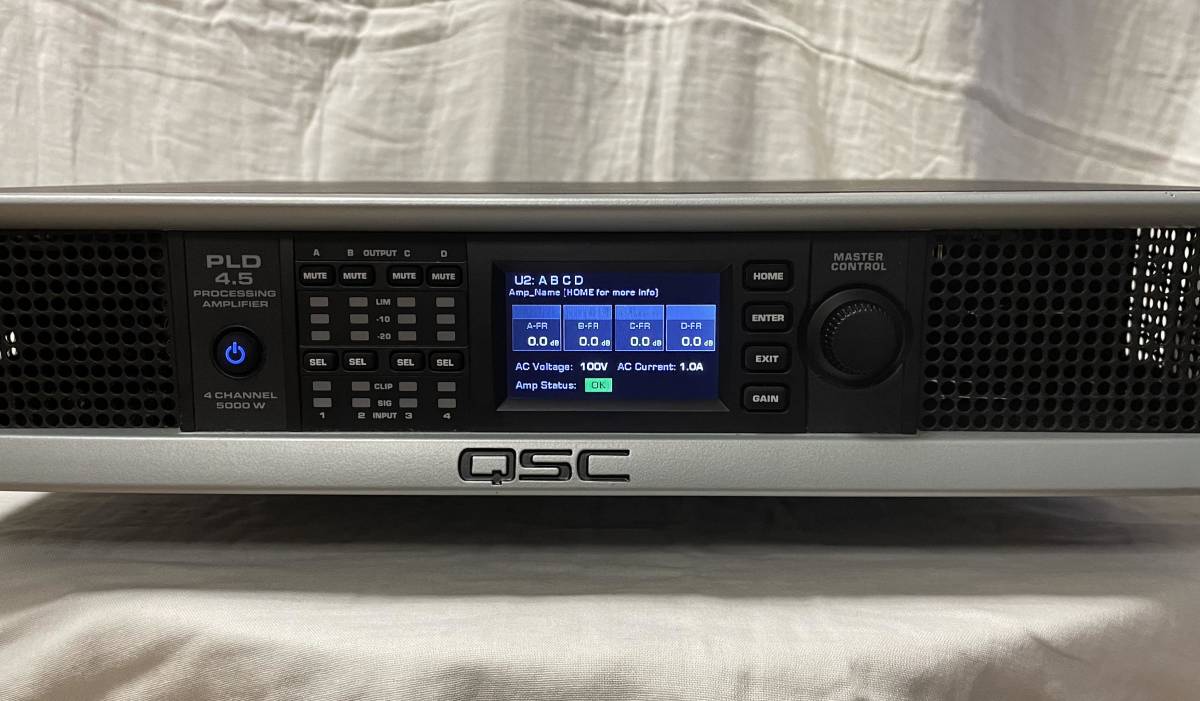 QSC パワーアンプ○PLD4.2 中古（QSC パワーアンプ PLD4.5 4