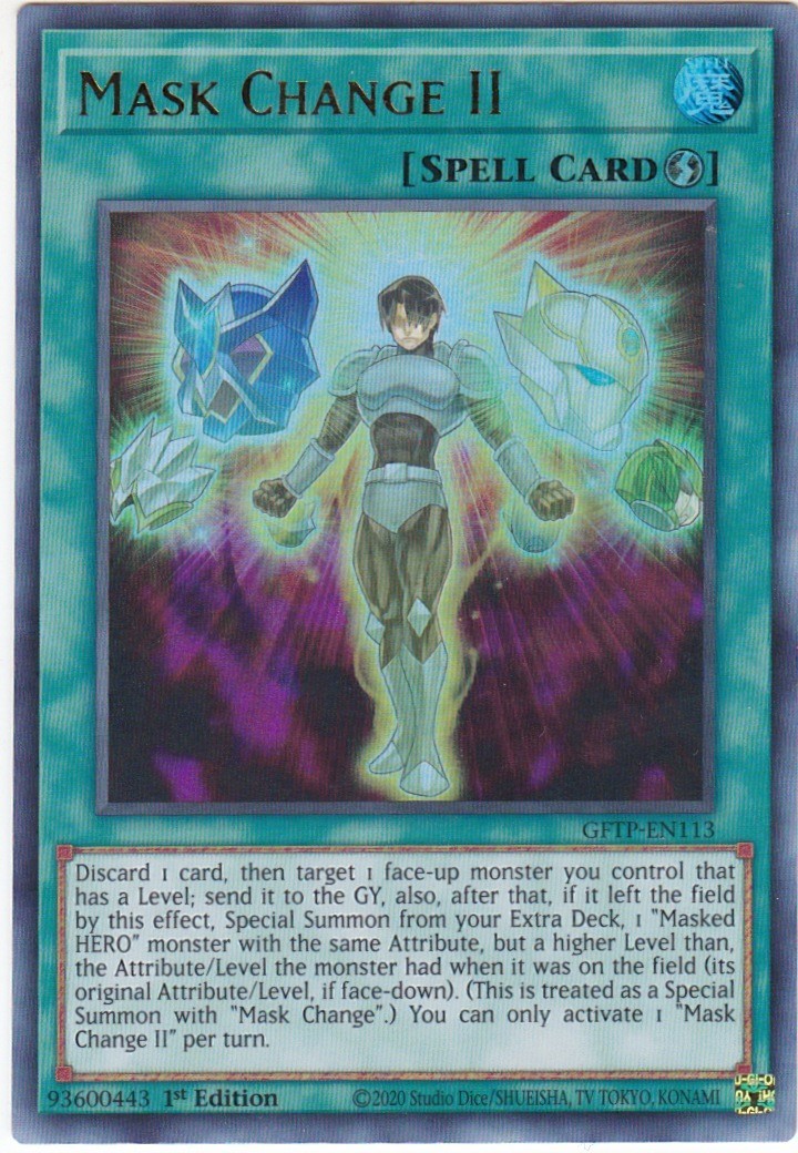 新品 遊戯王 新品未使用 マスク チェンジ セカンド Gftp En113 北米版 英語 Ghosts From The Past の落札情報詳細 ヤフオク落札価格情報 オークフリー スマートフォン版