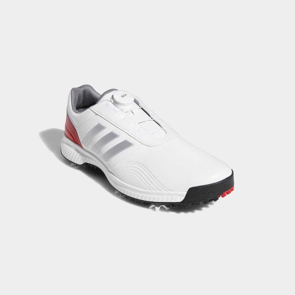 【新品】adidas Golf(アディダスゴルフ) CP Traxion Boa ゴルフシューズ BB7907(ホワイト/シルバーメタリック