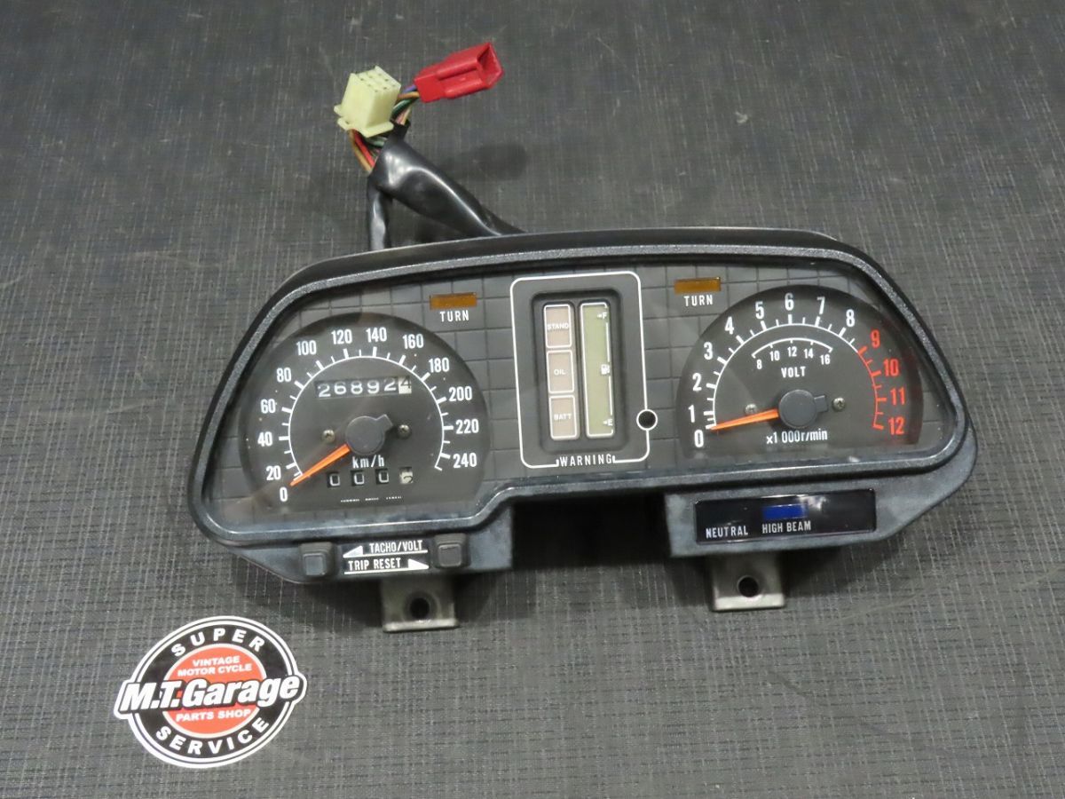【希少】GPz750turbo GPz1100 純正メーター 260Km/h 希少】GPz750turbo GPz1100 純正メーター 260Km/h