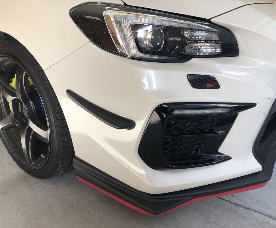 新品】送料無料 STI 風 バンパーカナード 左右セット WRX & STI VA Mat