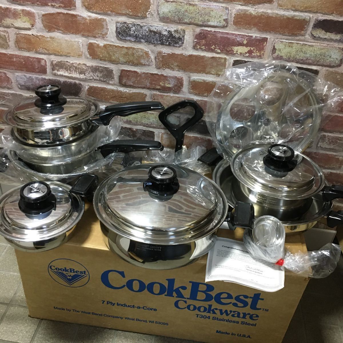 未使用 ユーロクック EURO COOK ステンレス両手鍋 片手鍋 セット