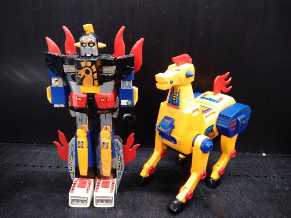 ヤットデタマン 黄金合身 大馬神 合金 レア！