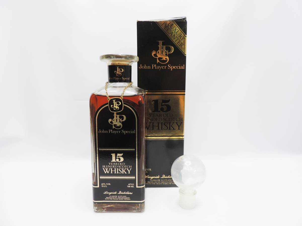 未使用】John Player Special 15年 スコッチウイスキー 750ml 43