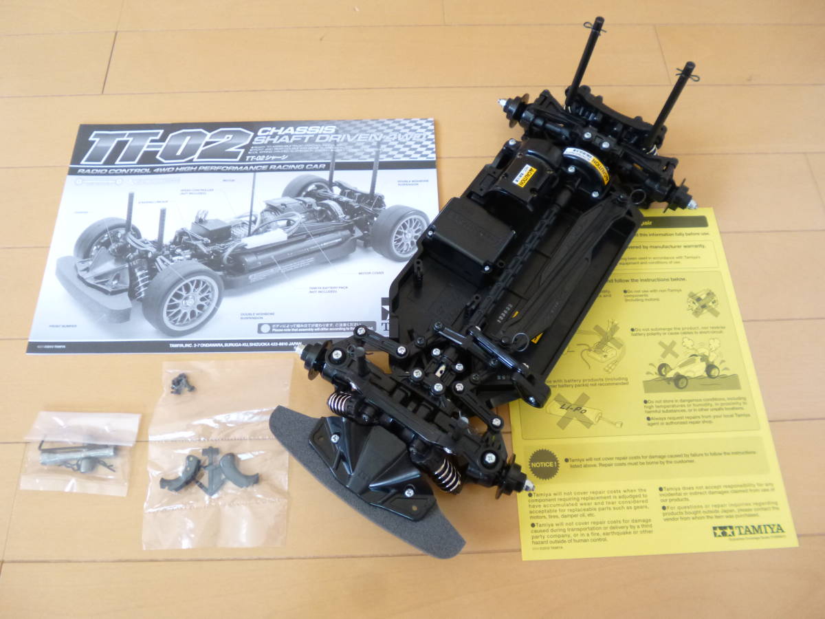 TT-02 タミヤ シャーシ ☆タミヤ①□ 未走行品！[ 2026年最新Yahoo