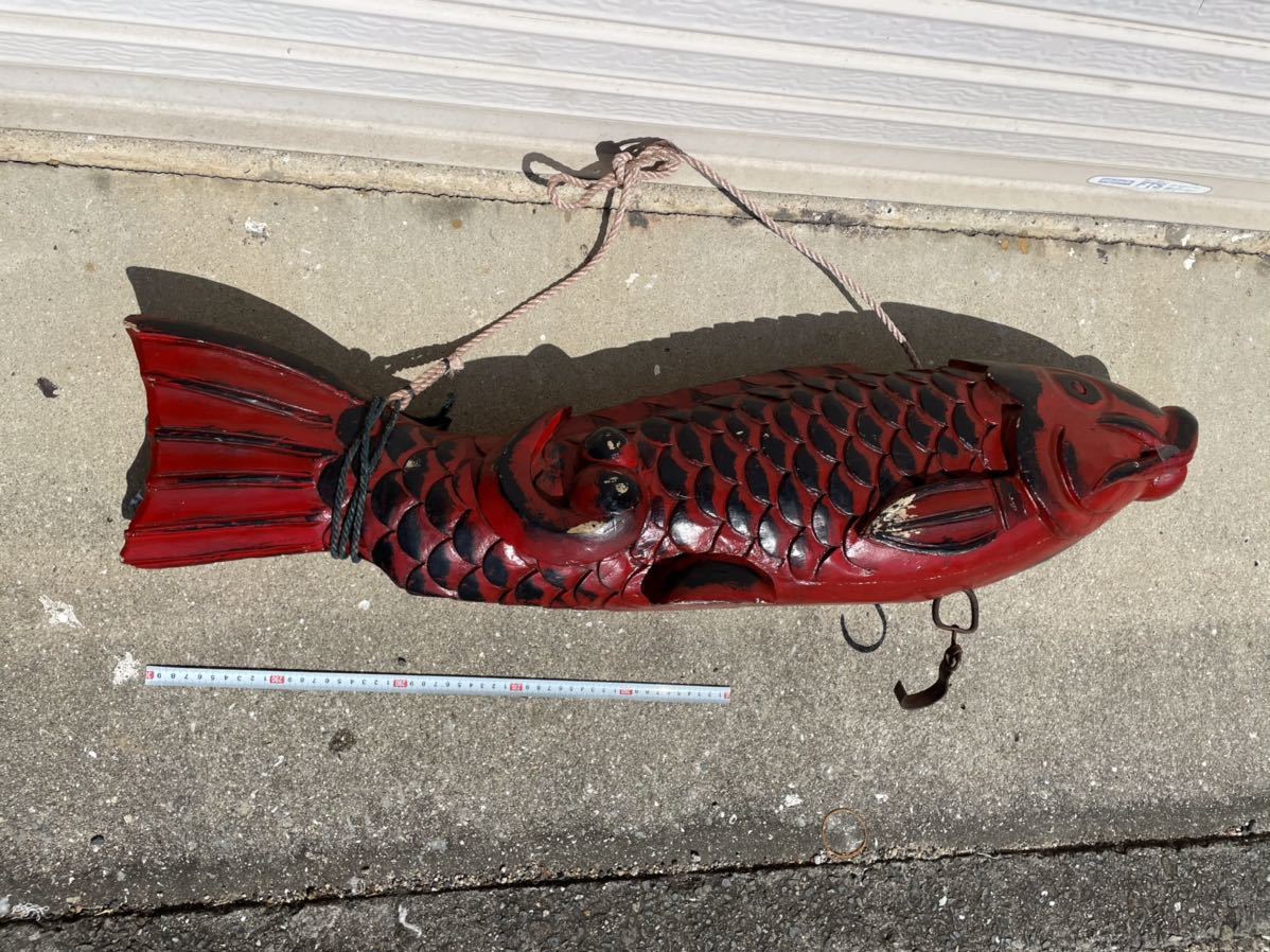囲炉裏 魚 自在鉤 骨董品