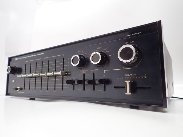 やや傷や汚れあり】Victor ビクター プリメインアンプ MCA-105 ¶ 6339E