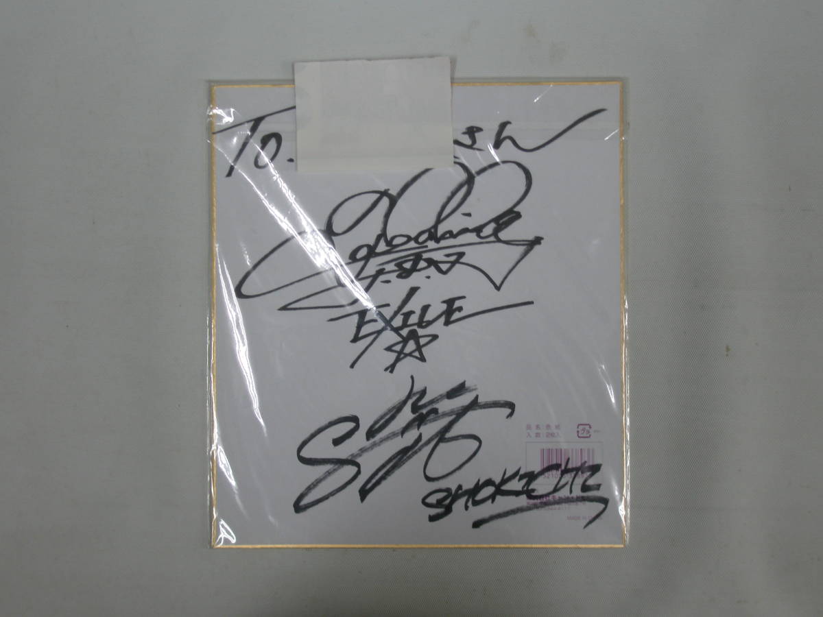 EXILE TAKAHIRO MATSU 直筆サイン入りポラロイド EXILE TAKAHIRO MATSU 直筆サイン入りポラロイド（EXILE