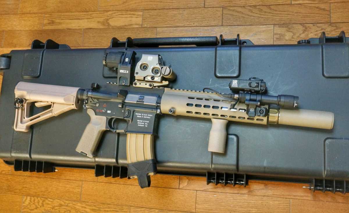 やや傷や汚れあり】Airsoft Artisan Daniel Defenseタイプ HK416ハンド