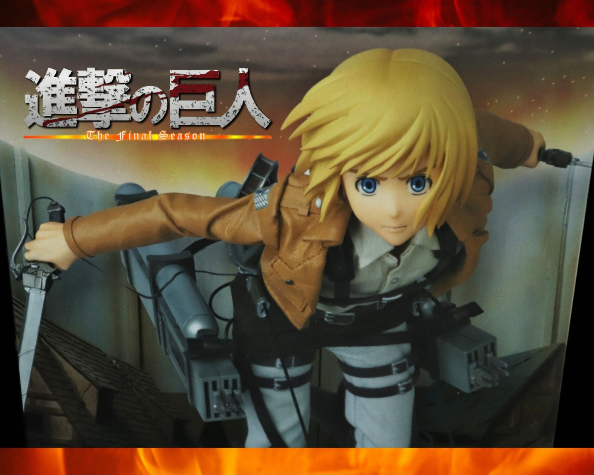 信頼 Figma 進撃の巨人 アルミン アルレルト ノンスケール Absamp Pvc 塗装済み可動フィギュア Zigamacss Rw