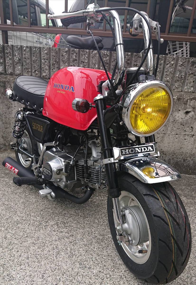 やや傷や汚れあり】モンキー ゴリラ 12v cb400f仕様 4速リターン 武川