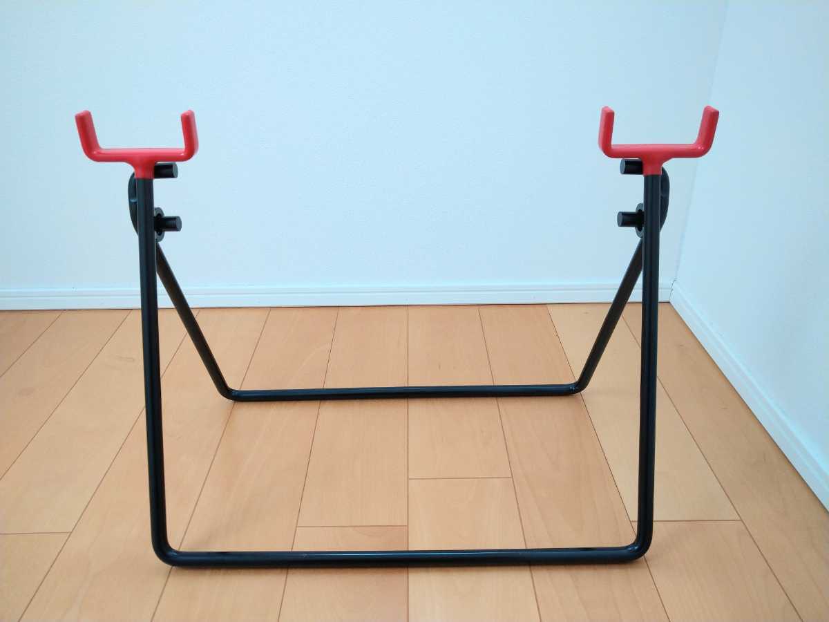 やや傷や汚れあり】○ サイクルショップ タキザワ アルミ倒立台
