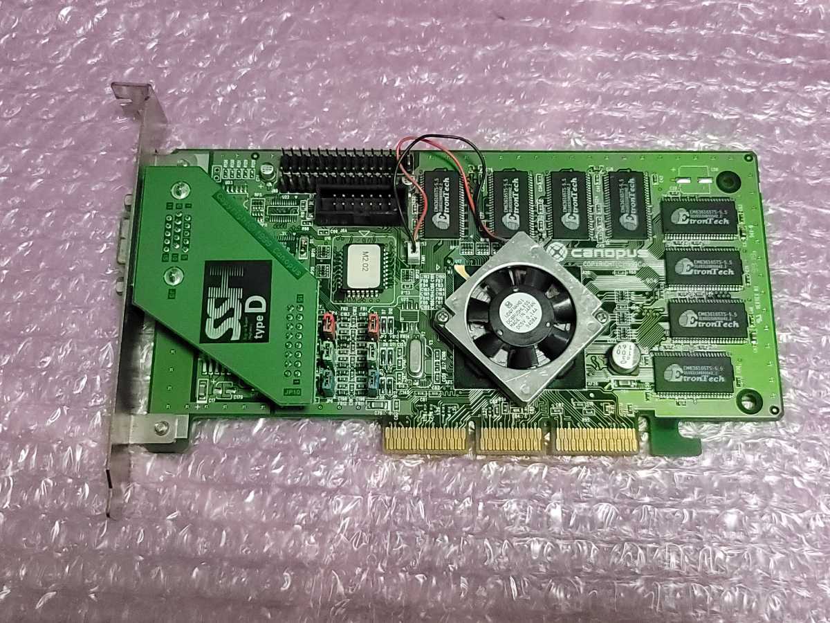 ジャンク Canopus Spectra WF17 AGPビデオカード canopus
