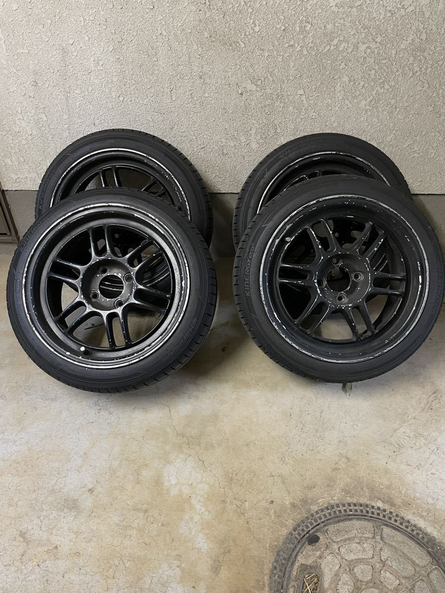 大特価 鉄チンホイール 15inch 5 5j 40 Zeetex 165 50r15 Pcd100 4穴 軽自動車 ｋカスタム スチール Lacistitis Es