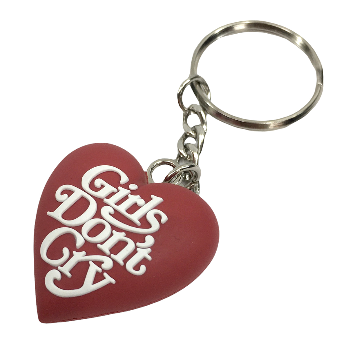 新品】本物 Girls Don't Cry Heart Keychain LOGO キーホルダー / pink ...