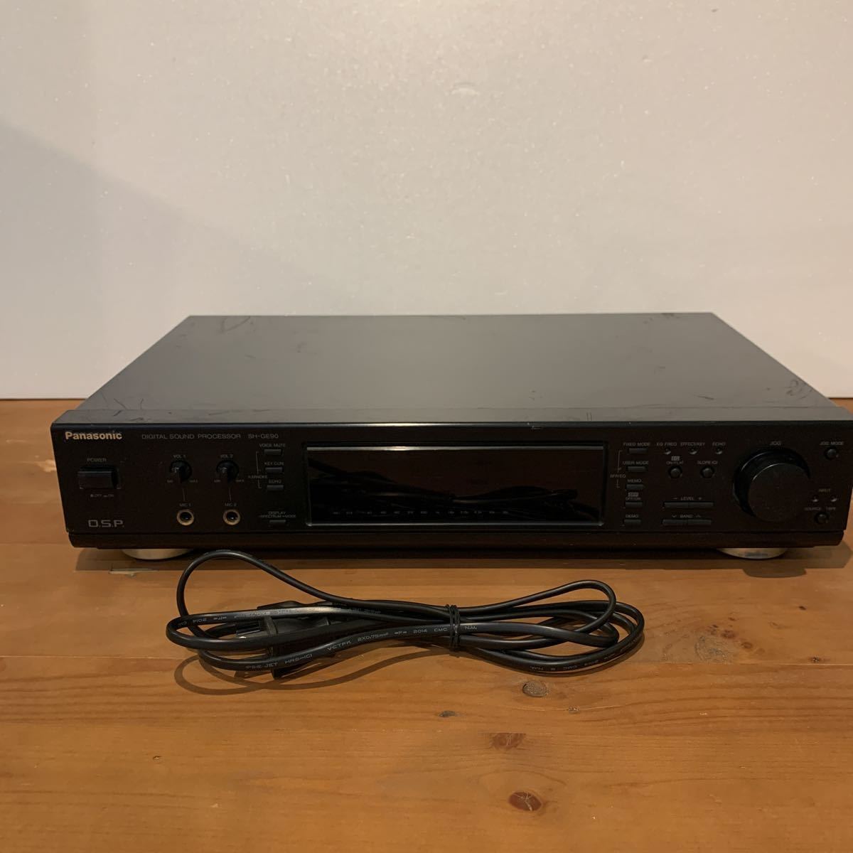 【傷や汚れあり】動作品 Panasonic SHGE90 デジタルサラウンドプロセッサ DSP グラフィックイコライザーの落札情報詳細