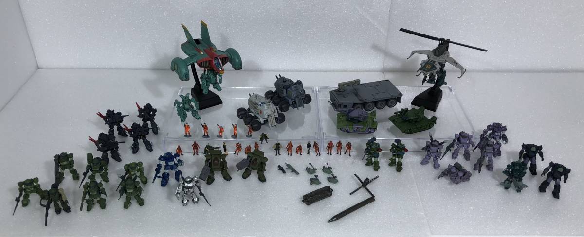 傷や汚れあり】□完成品 1/144 マイクロスケールボトムズ AT＆ビークル