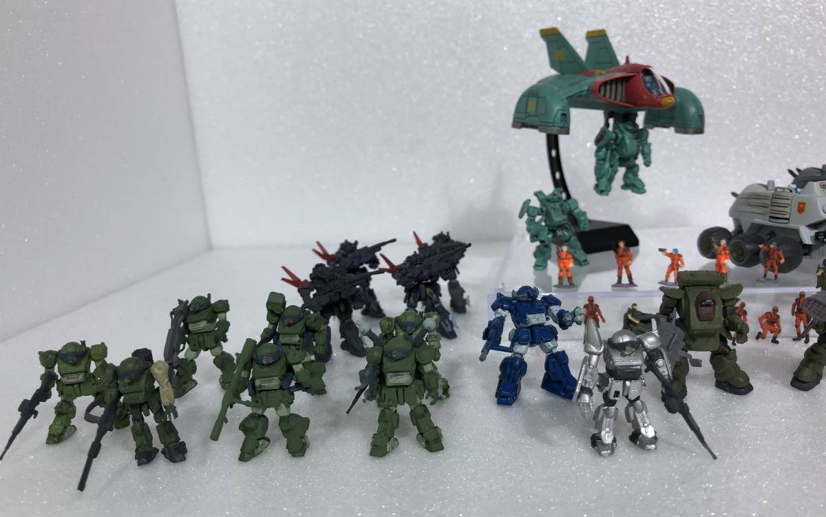 傷や汚れあり】□完成品 1/144 マイクロスケールボトムズ AT＆ビークル