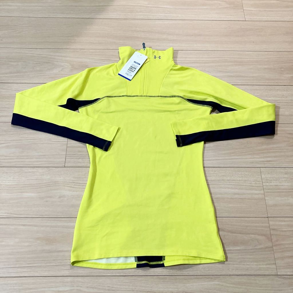 【未使用】UNDER ARMOUR アンダーアーマー Coldgear コールドギア 長袖シャツ ハーフジップシャツ ランニングウェア