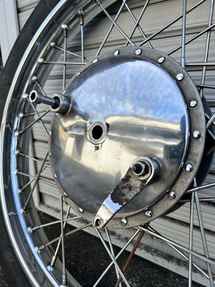 ハーレー21インチホイールドラムセット 傷や汚れありハンバーガー