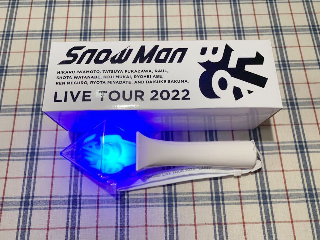 新品】Snow Man【雪Man in the Show】Live2019ペンライト 未使用 横