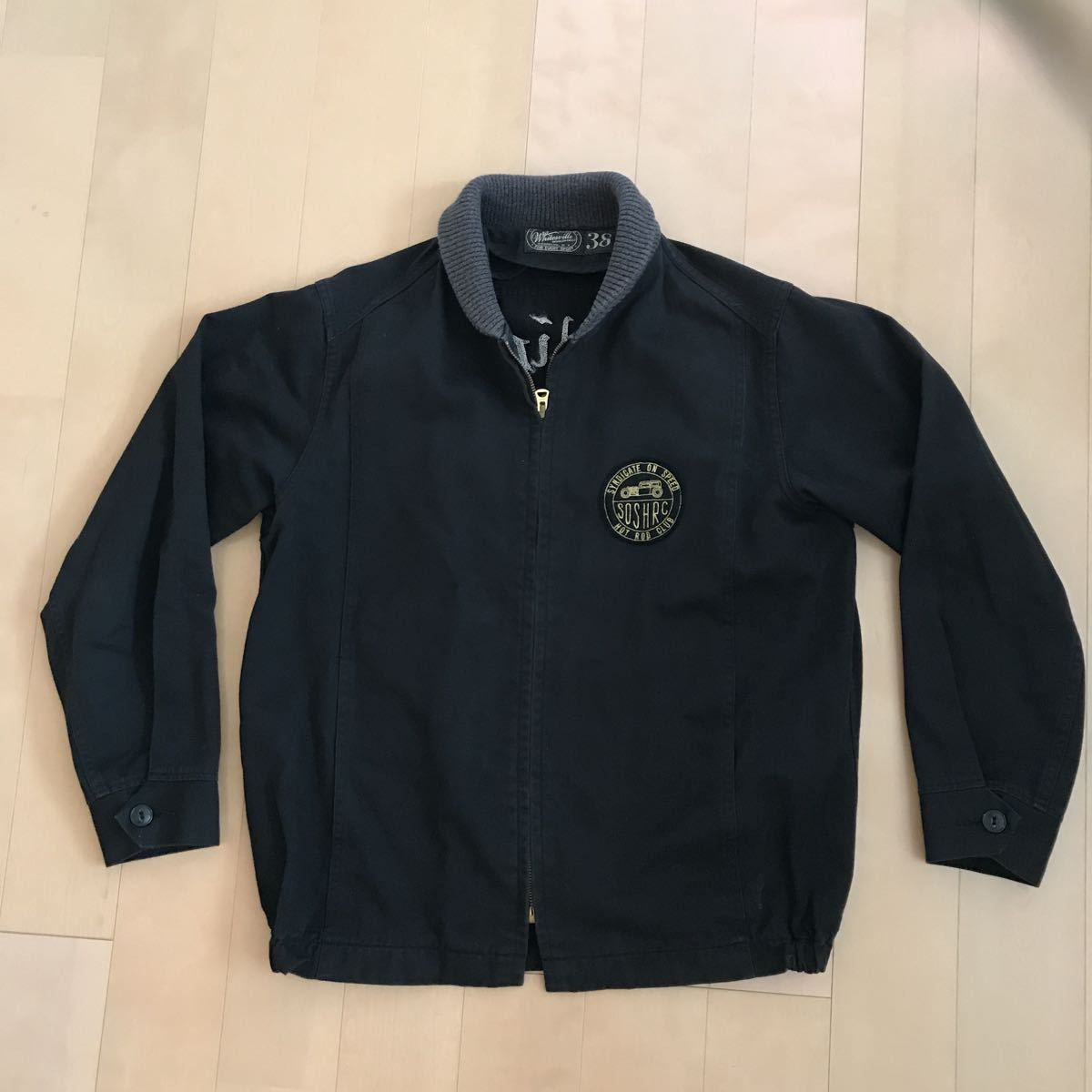 【ホットロッド】東洋エンタープライズ　スウィングトップ◆古着ロカビリースカジャン ホットロッド】東洋エンタープライズ スウィングトップ◇古着