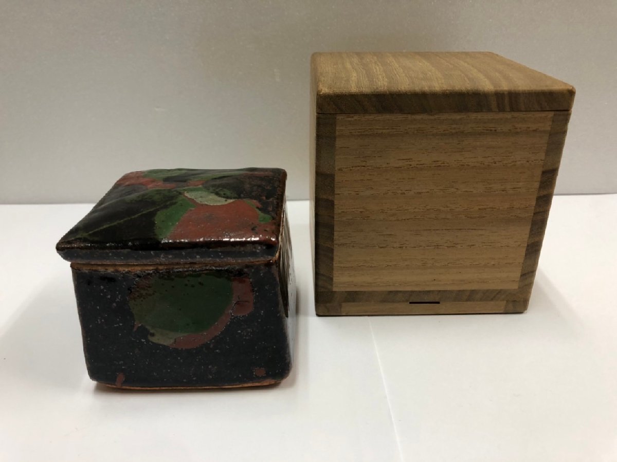 椋木春水（英三）造”笹絵皿” 5客（師 河井寛次郎）