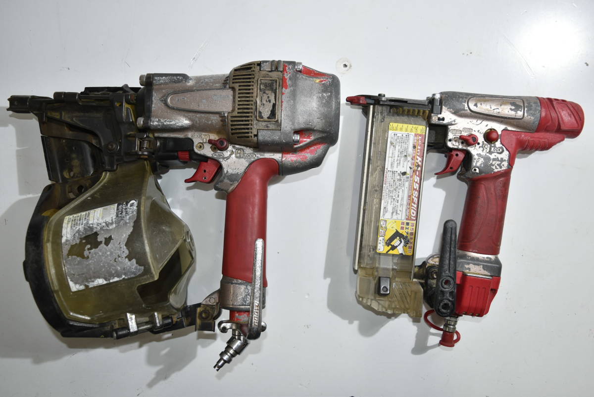 【全体的に状態が悪い】54Mdd 【中古品】 MAX AIRツール スーパーネイラ 他 ジャンク 工具 ツール マックス HA55SF1(D