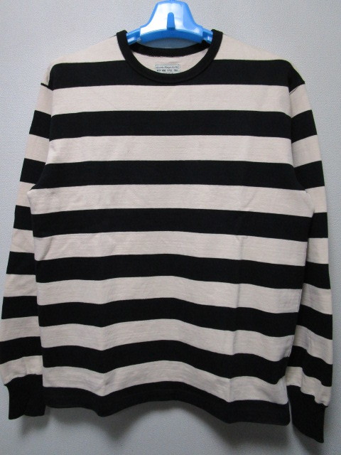 美品 UNUSED アンユーズド 18SS Short Sleeve Border T-shirt. 半袖 ...