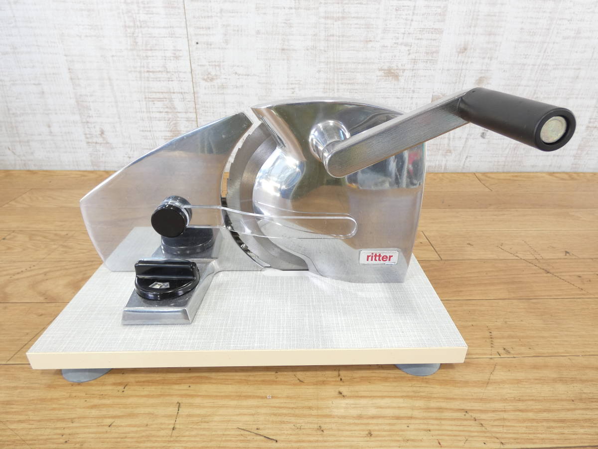 ritter 万能スライサー B-25 手動式 傷や汚れあり】◇ritter リッター 万能スライサー B-25 手動式