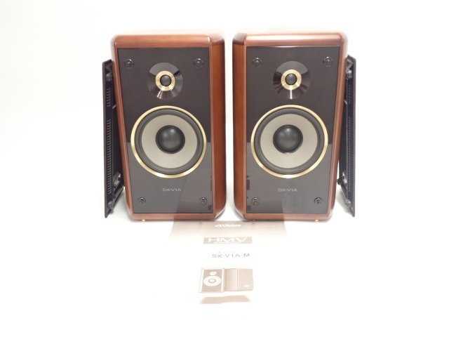 まる【名機】SX-V1X-M スピーカー ペア スタンド付き まる【名機】SX-V1X-M スピーカー ペア スタンド付き C】Victor SX-V1X