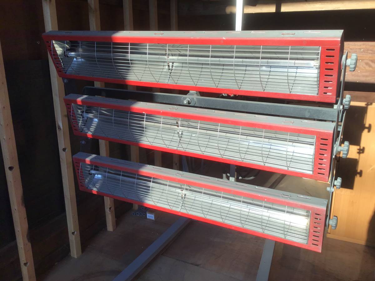 板金塗装用 200V遠赤外線ヒーター 乾燥機