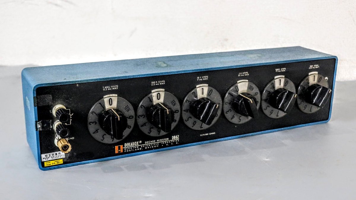 【傷や汚れあり】【中古】横河電機ディケード抵抗ボックス 2786 0.1～111,111Ω Max50mA の落札情報詳細 ヤフオク落札価格