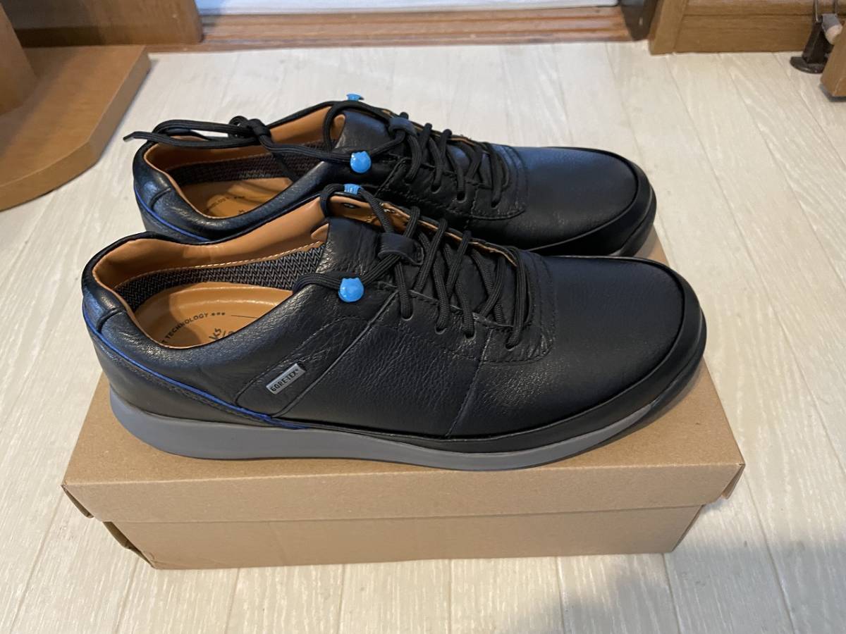 【未使用】新品 英国Clarks GORETEX防水 エアクッションソール 本革ウオーキングシューズ 26㎝の落札情報詳細 ヤフオク落札