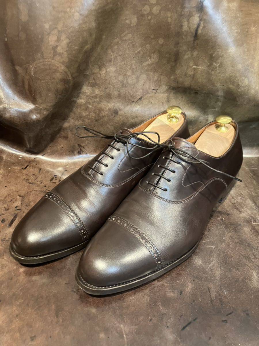 参考定価24万‼️ SANTONI 新品未使用 ストレートチップ グッドイヤー