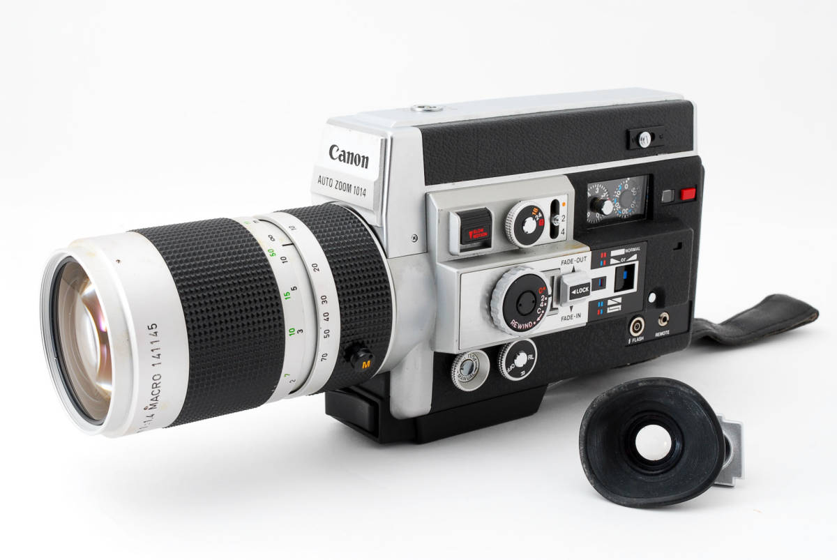 The Canon Auto Zoom 1014 Movie Camera Is A Classic Super 8 Film Camera Featuring