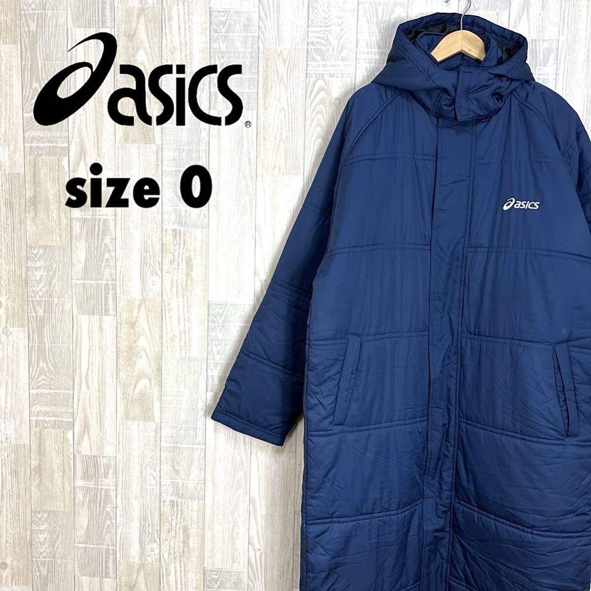ASICS ベンチコート ネイビー 140サイズ ASICS ベンチコート ネイビー 140サイズ - メルカリ